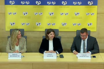 Seimo narių Lauryno Kasčiūno ir Gintarės Skaistės spaudos konferencija „Lietuva turi idėjų, bet trūksta investuotojų: TS-LKD frakcijos siūlymų pristatymas, kaip paskatinti investicijas į startuolius