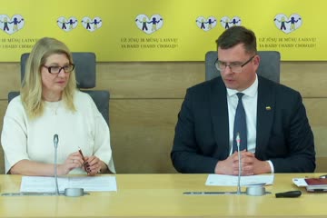 Seimo narės Dalios Asanavičiūtės-Gružauskienės spaudos konferencija „Draudimas Rusijos ir Baltarusijos piliečiams balsuoti – privalu imtis lyderystės“