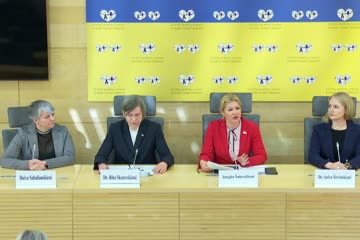Seimo Švietimo ir mokslo komiteto pirmininkės Jurgitos Šukevičienės spaudos konferencija, skirta pristatyti konferenciją „Mokykla be psichoaktyviųjų medžiagų: nuo iššūkių iki veikiančių sprendimų“