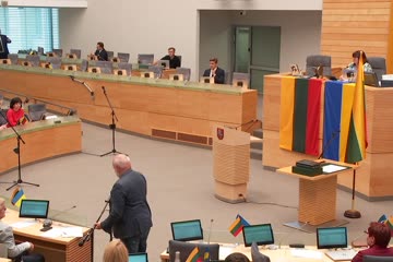 Seimo posėdis (vakarinis). I dalis
