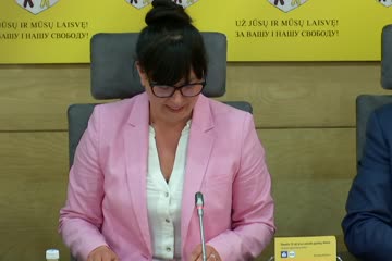 Seimo Asmenų su negalia teisių komisijos pirmininkės Indrės Kižienės spaudos konferencija „Noriu skaityti ir žinoti. Lengvai suprantamos kalbos svarba Lietuvoje“