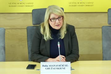 Seimo narės Dalios Asanavičiūtės-Gružauskienės spaudos konferencija „Pilietybės išsaugojimas – nacionalinės svarbos klausimas“