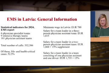 Tarptautinė konferencija „Greitoji medicinos pagalba Lietuvoje – nacionalinių sveikatos ir saugumo sistemų atraminis stulpas“. II dalis