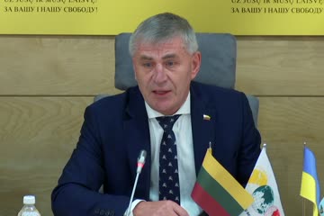 Spaudos konferencija, kurioje pristatyti Seimo ir Pasaulio lietuvių bendruomenės komisijos 2026 m. spalio 13-15 d. posėdžių sesijos darbo rezultatai ir priimtos rezoliucijos