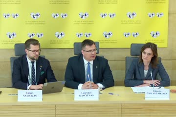 Seimo opozicinių frakcijų seniūnų spaudos konferencija dėl Registrų centro skandalo