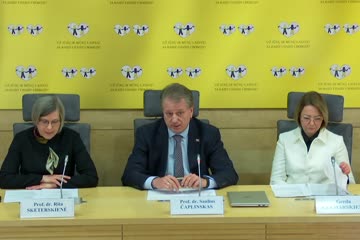 Seimo Priklausomybių prevencijos komisijos spaudos konferencija, skirta Ankstyvosios intervencijos programos įgyvendinimo 2025 m. ataskaitai pristatyti